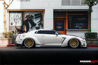 DarwinPRO 2008-2023 Nissan GTR R35 CBA DBA EBA BKSSII Style Partial Carbon Fiber Full Wide Body Kit - DarwinPRO Aerodynamics