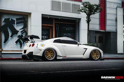 2008-2022 Nissan GTR R35 CBA/DBA/EBA BKSSII Style Partial Carbon Fiber Full Wide Body Kit - DarwinPRO Aerodynamics