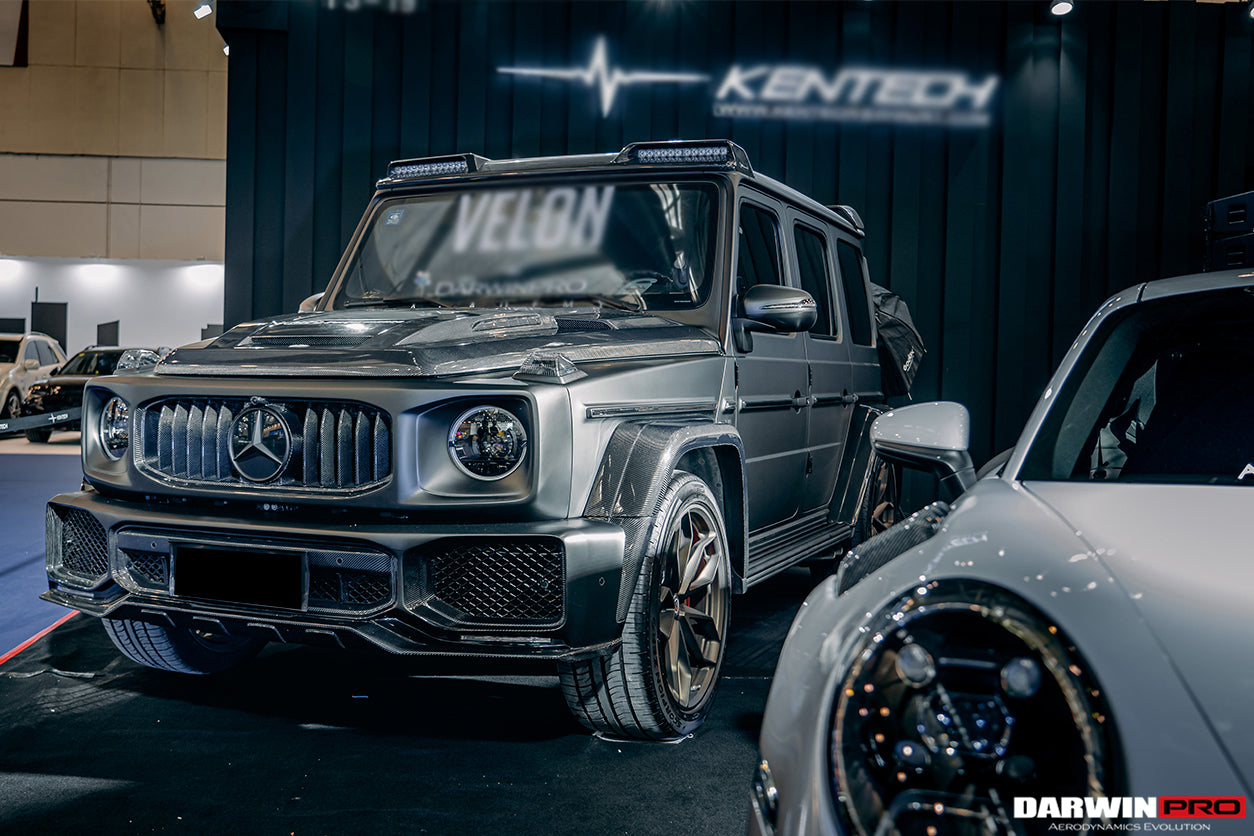 2019-2023 Mercedes Benz W464 G-Class G Wagon G500/G550/G63AMG IMP Performance Partial Carbon Fiber Hood - DarwinPRO Aerodynamics