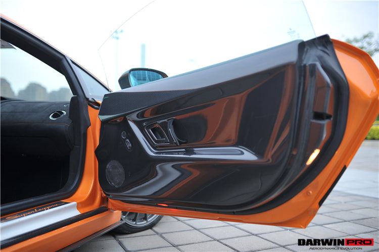 2004-2014 Lamborghini Gallardo Coupe Carbon Fiber Inner Door Panels - DarwinPRO Aerodynamics