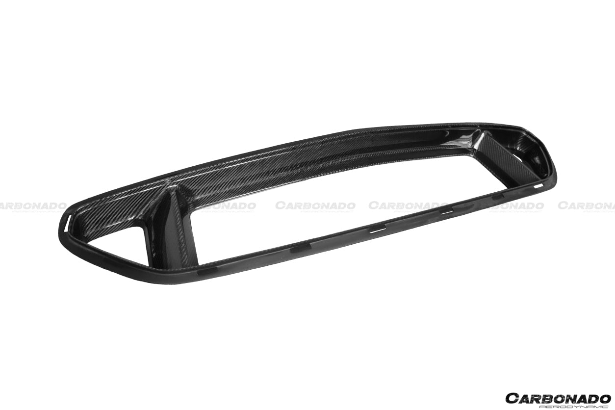 2014-2017 Ford Mustang TRU Style Carbon Fiber Front Bumper Up-Grill - Carbonado