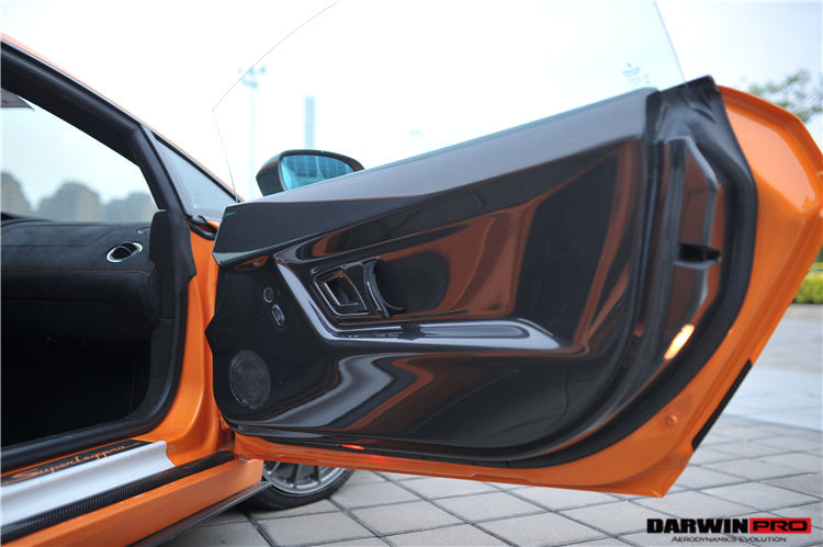 2004-2014 Lamborghini Gallardo Coupe Carbon Fiber Inner Door Panels - DarwinPRO Aerodynamics