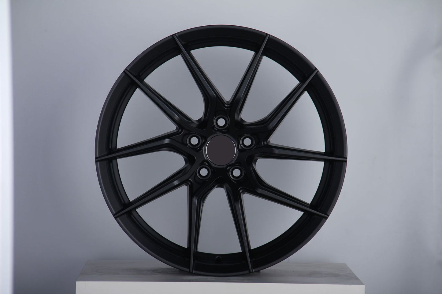 E007 Satin Black 18x8.0 ET35 5.114 - Square Set (4 Wheels)