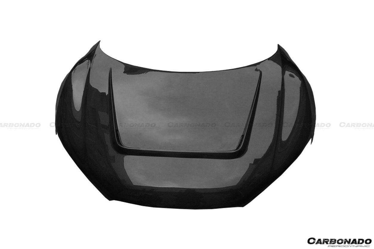 2006-2015 Audi R8 Coupe/Spyder P Style Carbon Fiber Hood - Carbonado