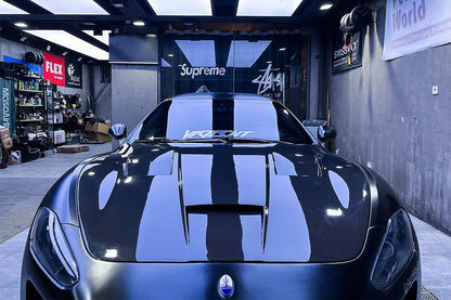 2008-2017 Maserati GranTurismo DC Style Carbon Fiber Hood - Carbonado