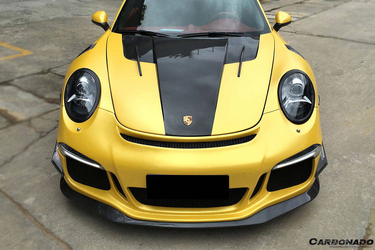 2012-2015 Porsche 911 991-1 Carrera/Targa S/4/4S MG Style Carbon Fiber Hood - Carbonado Aero