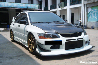 2003-2006 Mitsubishi Evo 7 & 8 & 9 VTS Style Front Bumper - Carbonado