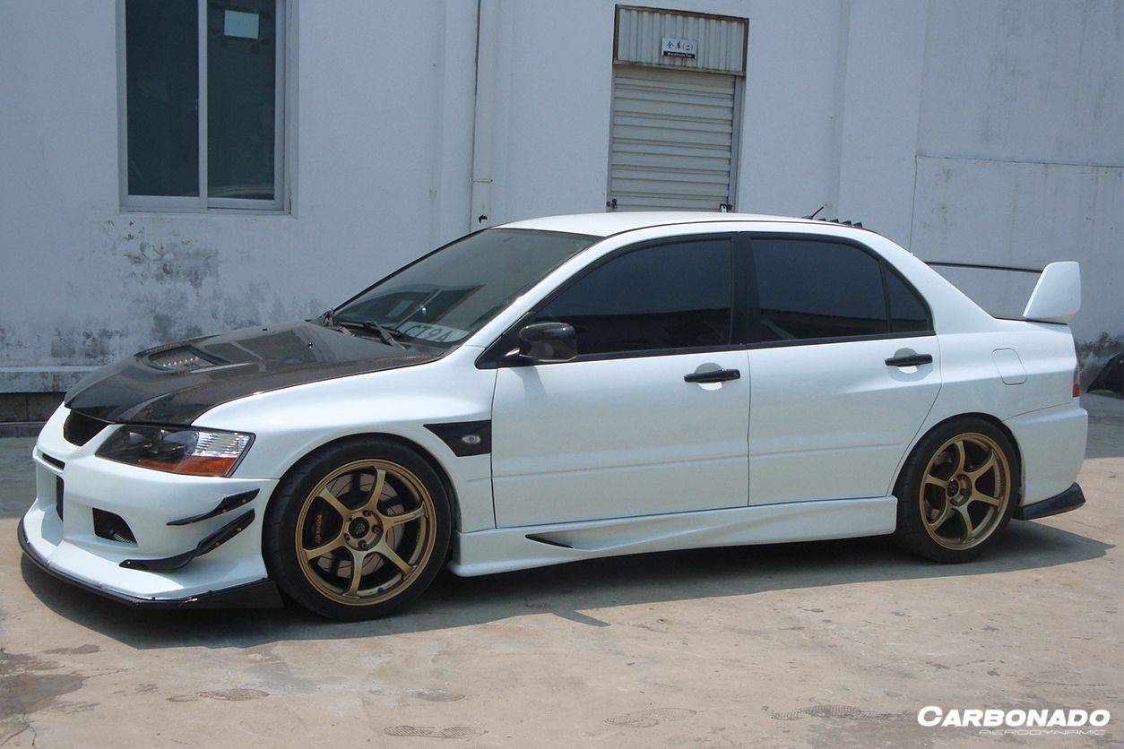2003-2006 Mitsubishi Evo 7/8/9 OE Style Carbon Fiber Hood - Carbonado Aero