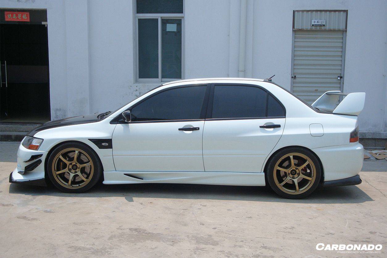 2003-2006 Mitsubishi Evo 7/8/9 VTS Style Front Bumper - Carbonado Aero