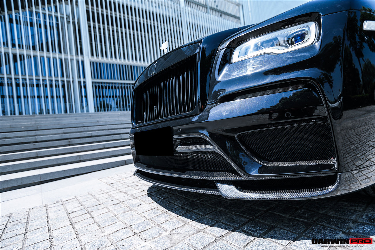2016-2020 Rolls-Royce Wraith/Dawn - BKSS Portion Carbon Fiber Front Bumper - DarwinPRO Aerodynamics