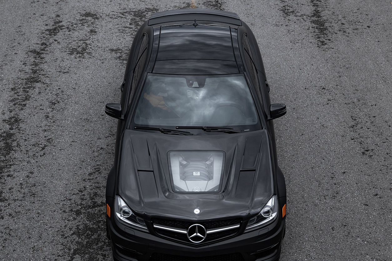 DarwinPro 2012-2014 Mercedes Benz W204 C63 AMG IMP Performance Hood - DarwinPRO Aerodynamics