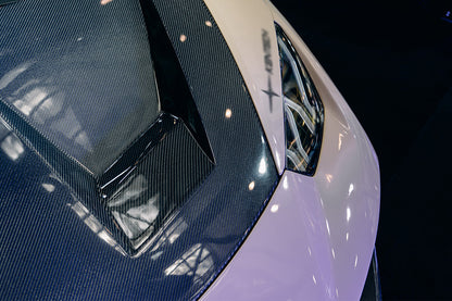 2015-2021 Lamborghini Huracan LP610/LP580/EVO BKSS Style Carbon Fiber Hood - DarwinPRO Aerodynamics