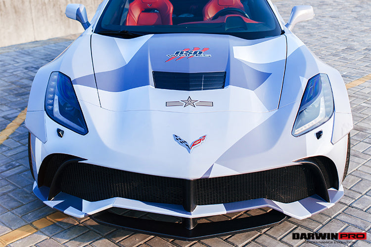2013-2017 Corvette C7 Z51 Carbon Fiber Hood Vents - DarwinPRO Aerodynamics
