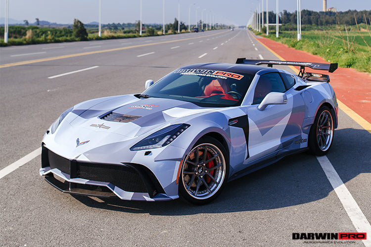 2013-2017 Corvette C7 Z51 Carbon Fiber Hood Vents - DarwinPRO Aerodynamics