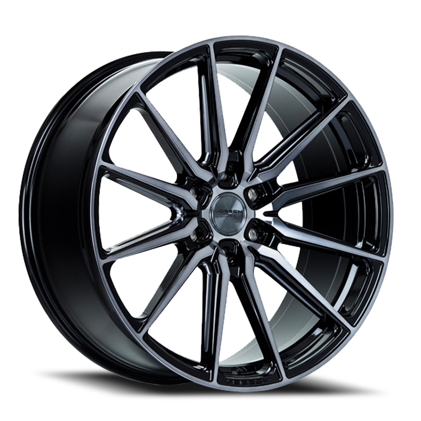 Vossen Wheels HF6-1 GBT 20x9.5 +15 6x139.7mm 106.1mm Gloss Black Tinted