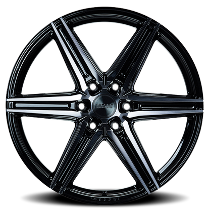 Vossen Wheels HF6-2 GBT 20x9.5 +15 6x139.7mm 106.1mm Gloss Black Tinted