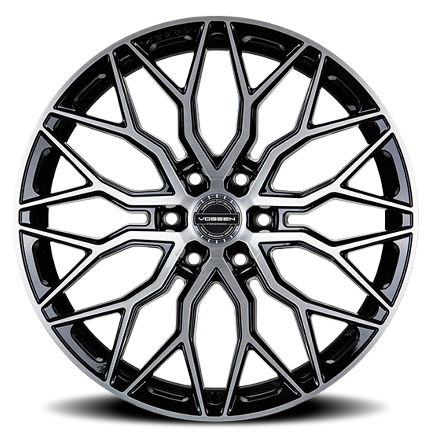 Vossen Wheels HF6-3 MB 20x9.5 +15 6x139.7mm 106.1mm Matte Black Brushed