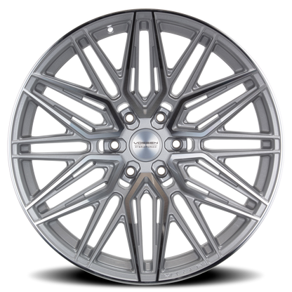 Vossen Wheels HF6-5 SP 22x10 -18 6x139.7mm 106.1mm Silver Polished