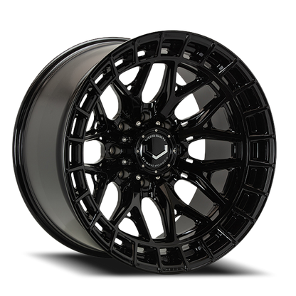 Vossen Wheels HFX1 GB 22x10 -18 8x180mm 124.3mm Gloss Black