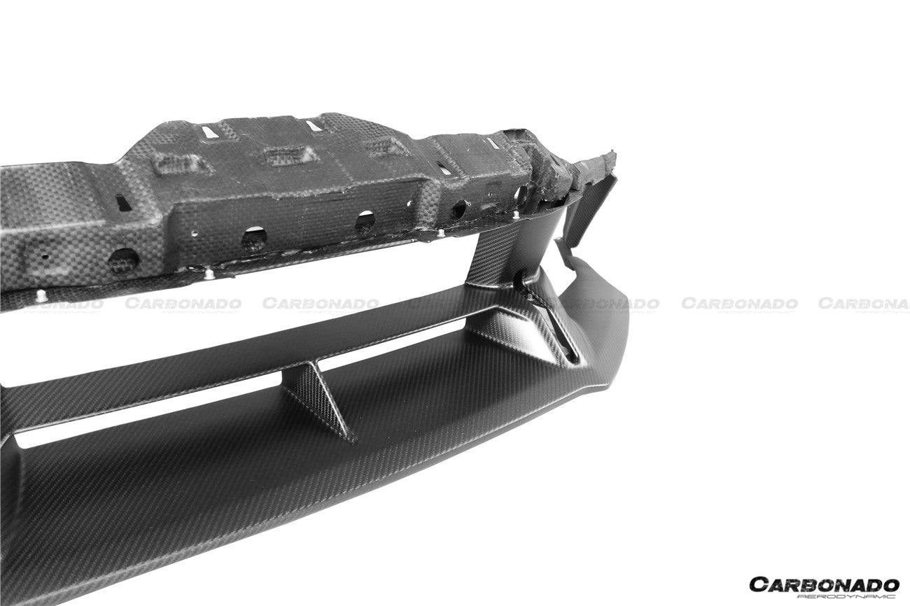 2021-UP Lamborghini Huracan STO Dry Carbon Fiber Down-Front Lip - Carbonado