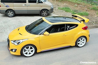 2012-2017 Hyundai veloster DP style Roof Spoiler Wing - Carbonado Aero