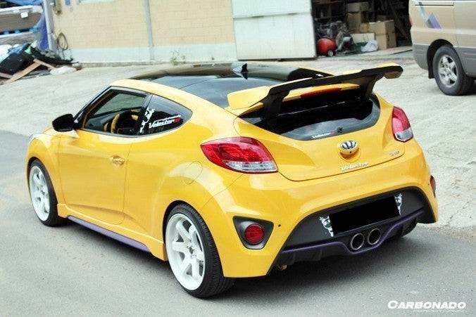 2012-2017 Hyundai veloster DP style Roof Spoiler Wing - Carbonado Aero