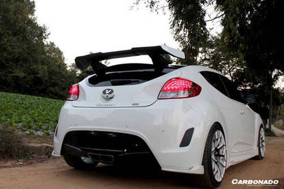 2012-2017 Hyundai veloster DP style Roof Spoiler Wing - Carbonado Aero