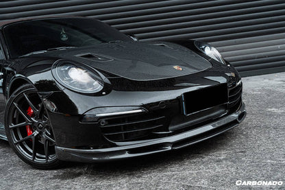2012-2015 Porsche 991.1 Carrera/Targa S/4/4s GT2RS Style Carbon Fiber Hood - Carbonado