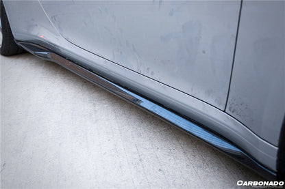 2019-2023 Porsche 911 992 Carrera/S/4/4S/Targa/Cabriolet WP Style Dry Carbon Fiber Side Skirts - Carbonado