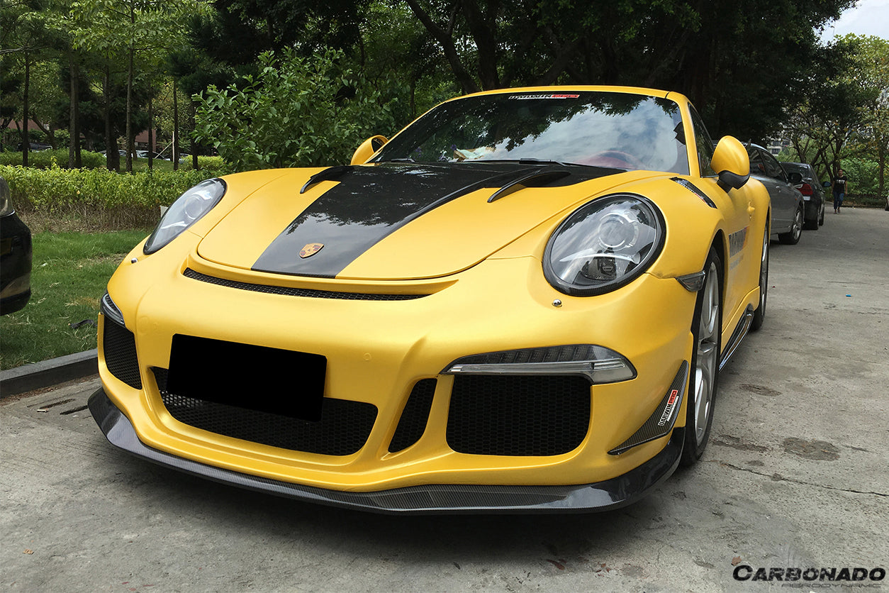 2012-2015 Porsche 911 991-1 Carrera/Targa S/4/4S MG Style Carbon Fiber Hood - Carbonado