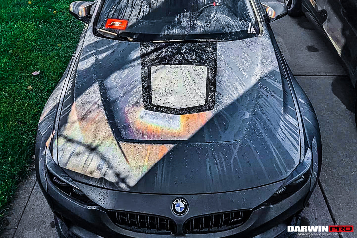 2014-2020 BMW M3/M4 IMP Performance Partial Carbon Fiber Hood - DarwinPRO Aerodynamics