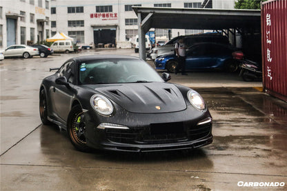 2012-2015 Porsche 991.1 Carrera/Targa S/4/4s GT2RS Style Carbon Fiber Hood - Carbonado Aero