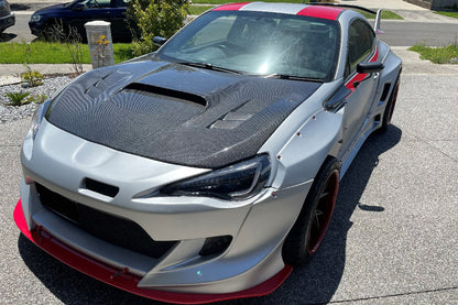 2012-2020 Scion FRS / Toyota GT86/ Subaru BRZ STI Style Hood - Carbonado