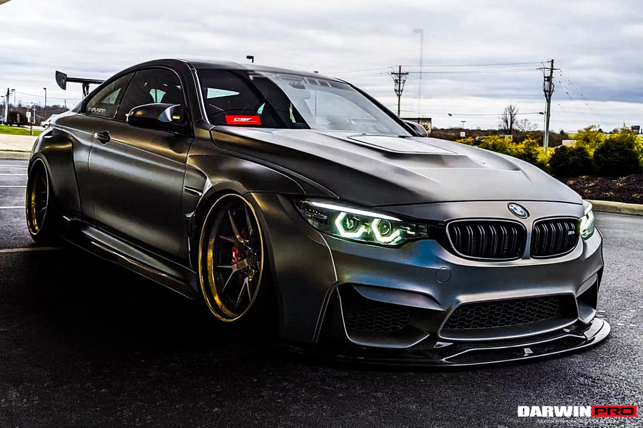2014-2020 BMW M3/M4 IMP Performance Partial Carbon Fiber Hood - DarwinPRO Aerodynamics
