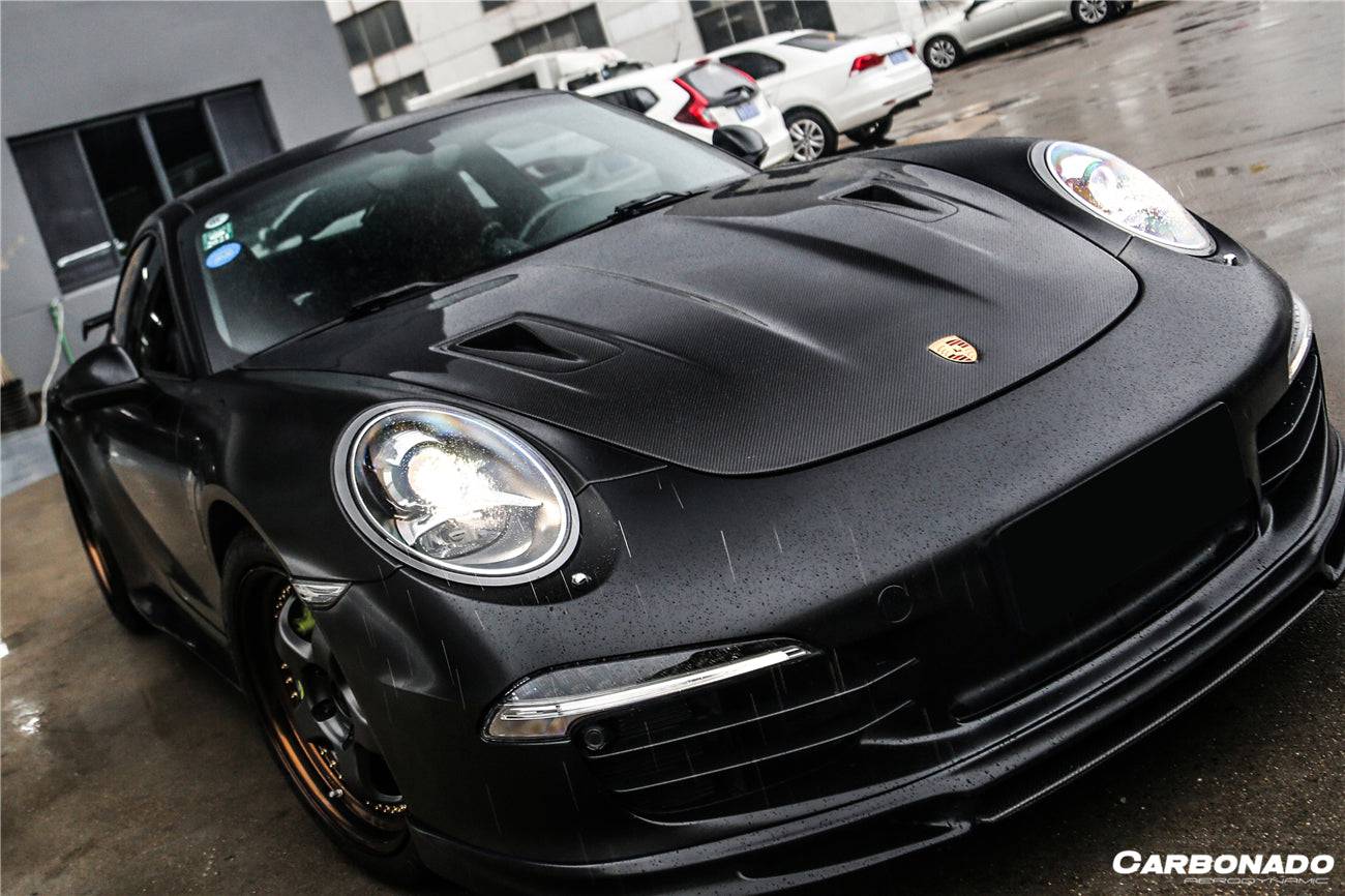 2012-2015 Porsche 991.1 Carrera/Targa S/4/4s GT2RS Style Carbon Fiber Hood - Carbonado Aero