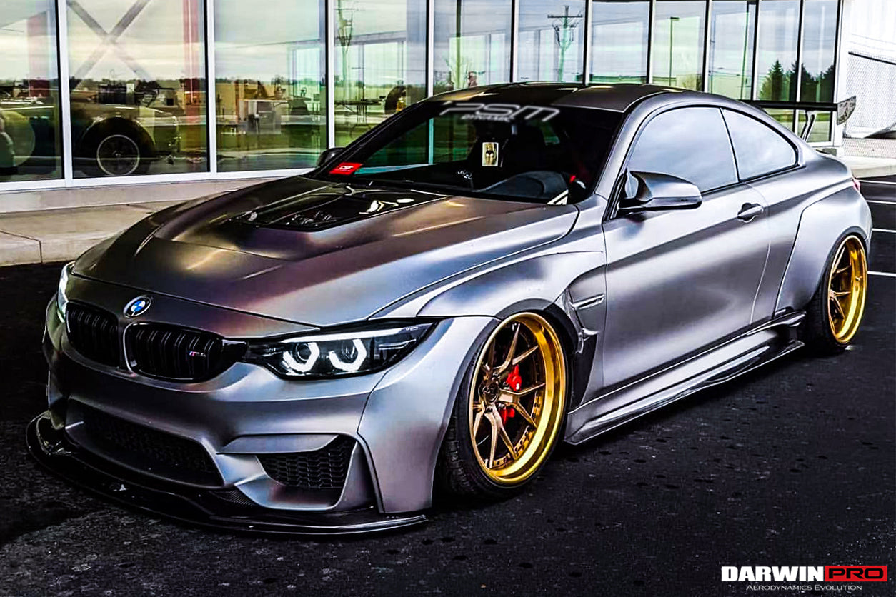 2014-2020 BMW M3/M4 IMP Performance Partial Carbon Fiber Hood - DarwinPRO Aerodynamics