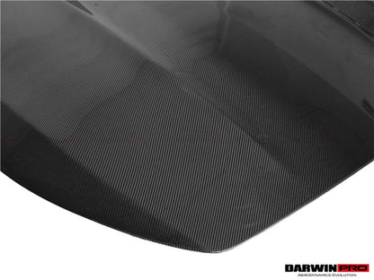 2014-2017 Mercedes Benz C217 S63/S65 AMG Coupe Carbon Fiber Hood - DarwinPRO Aerodynamics