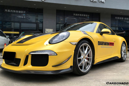 2012-2015 Porsche 911 991-1 Carrera/Targa S/4/4S MG Style Carbon Fiber Hood - Carbonado