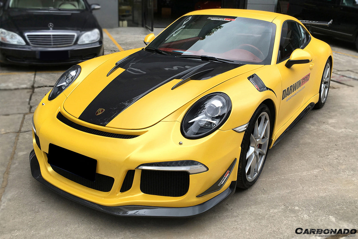 2012-2015 Porsche 911 991-1 Carrera/Targa S/4/4S MG Style Carbon Fiber Hood - Carbonado