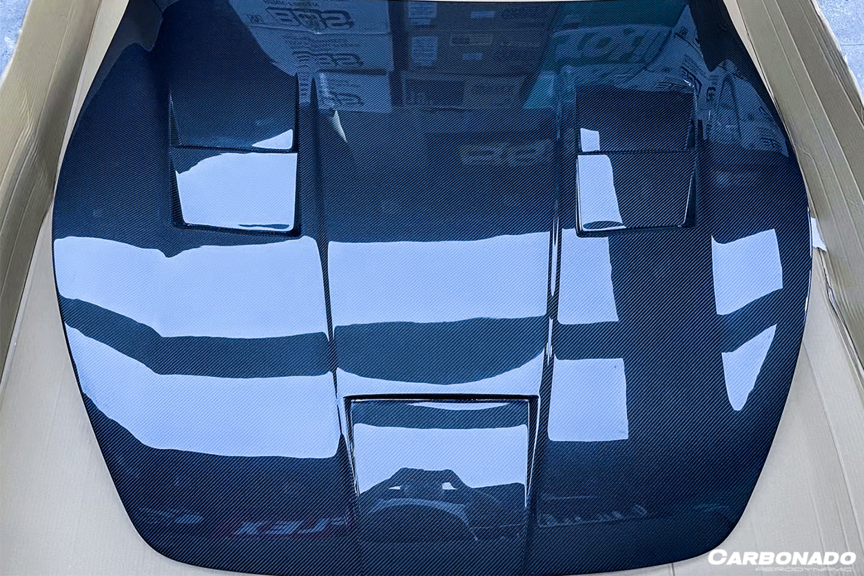 2008-2018 Maserati GranTurismo DC Style Hood - Carbonado
