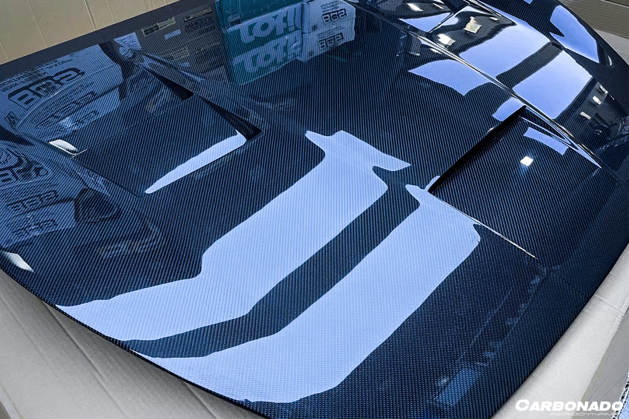 2008-2018 Maserati GranTurismo DC Style Hood - Carbonado
