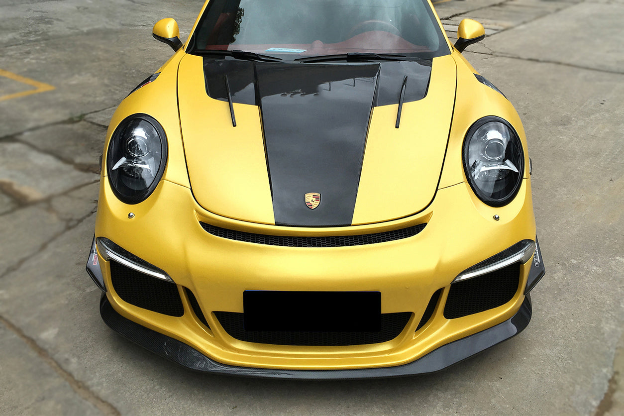 2012-2019 Porsche 911 991 Carrera & Targa S & 4 & 4S MG Style Hood - Carbonado