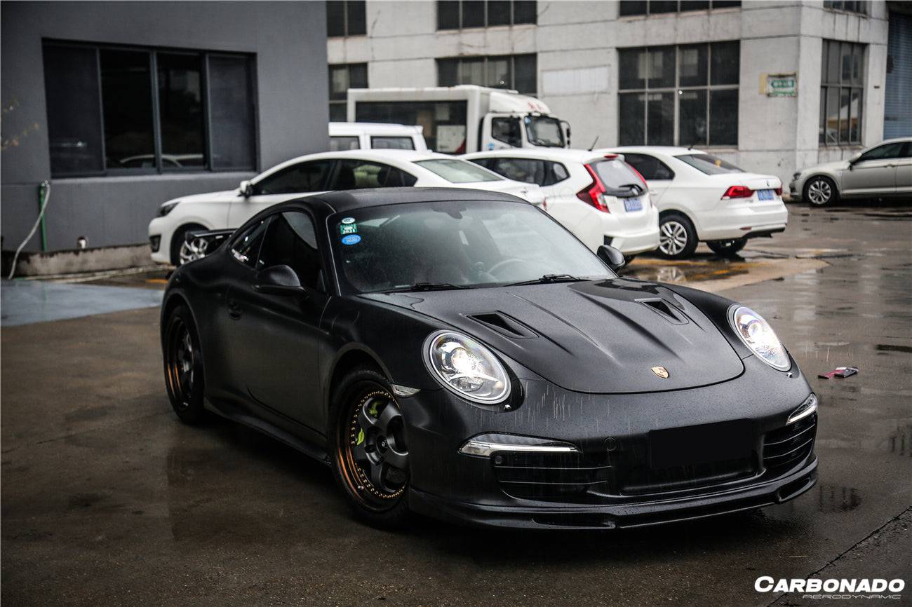 2012-2015 Porsche 991.1 Carrera/Targa S/4/4s GT2RS Style Carbon Fiber Hood - Carbonado Aero