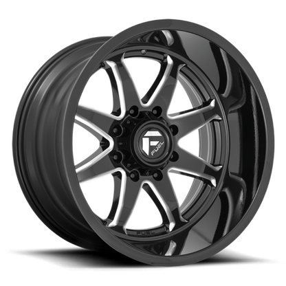 Fuel Off-Road Hammer D749 20x10 -18 6x139.7mm 106.1mm Gloss Black Milled