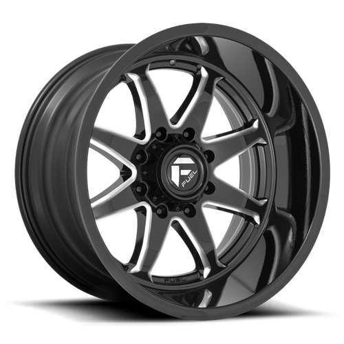 Fuel Off-Road Hammer D749 20x9 +1 8x180mm 124.3mm Gloss Black Milled