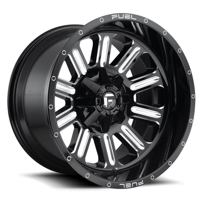 Fuel Off-Road Hardline D620 20x9 +19 6x135/6x139.7mm 106.1mm Gloss Black Milled