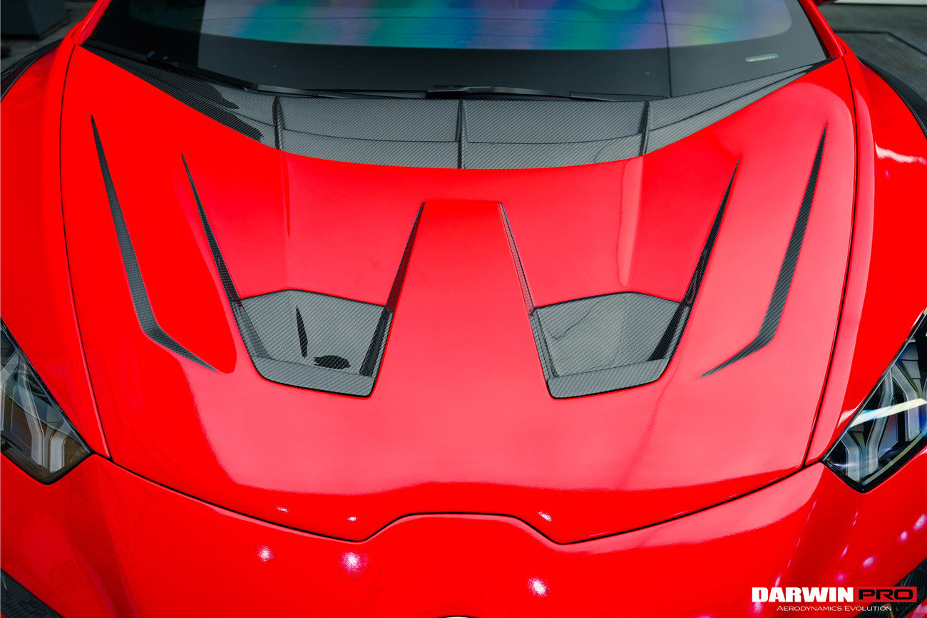 2015-2022 Lamborghini Huracan LP610 & LP580 & EVO BKSSII Style Hood - DarwinPRO Aerodynamics