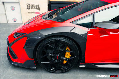 2015-2022 Lamborghini Huracan LP610 & LP580 & EVO BKSSII Style Front Wide Fender - DarwinPRO Aerodynamics
