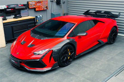 2015-2022 Lamborghini Huracan LP610 & LP580 & EVO BKSSII Style Front Wide Fender - DarwinPRO Aerodynamics