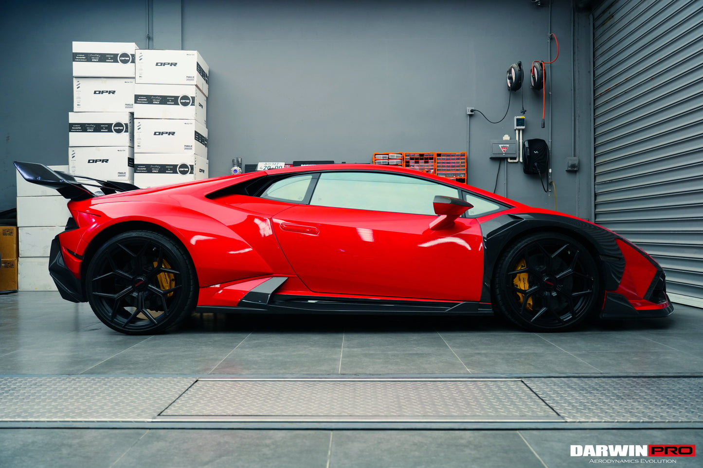 2015-2022 Lamborghini Huracan LP610 & LP580 & EVO BKSSII Style Front Wide Fender - DarwinPRO Aerodynamics